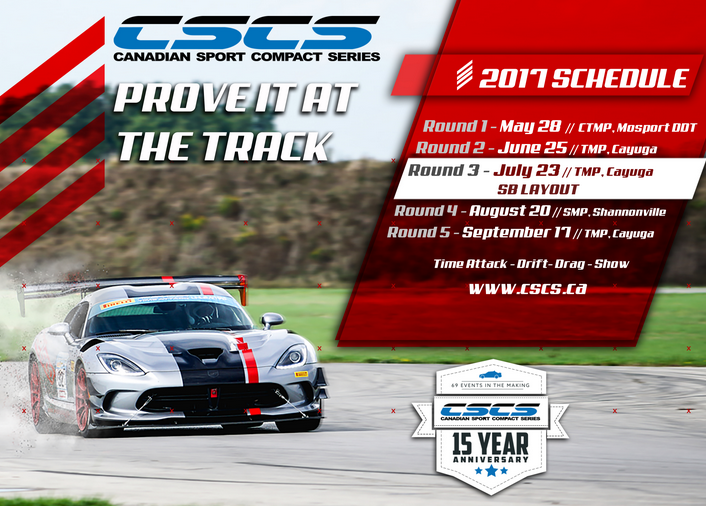 CSCS 2017 - ROUND 1 - Season Opener - SUN MAY 28 @ CTMP MOSPORT DDT 