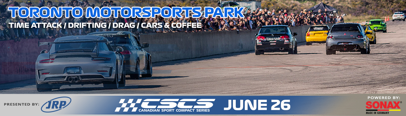 JUNE 26 @ Toronto Motorsports Park Event Banner