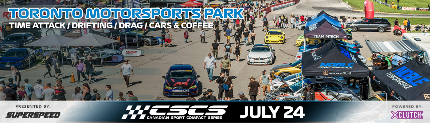 JULY 24 @ Toronto Motorsports Park Event Banner