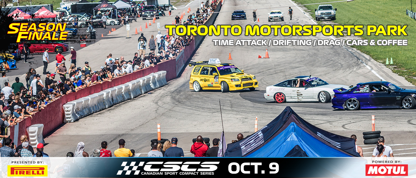 OCT. 9 @ Toronto Motorsports Park Event Banner - Track 