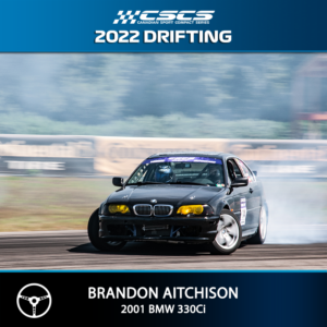 2022 DRIFTING - BRANDON AITCHISON - 2001 BMW 330 Ci | Photo credit: Truelines Photography (@truelinesphotography)