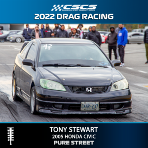2022 DRAG RACING - TONY STEWART - 2005 HONDA CIVIC - PURE STREET
