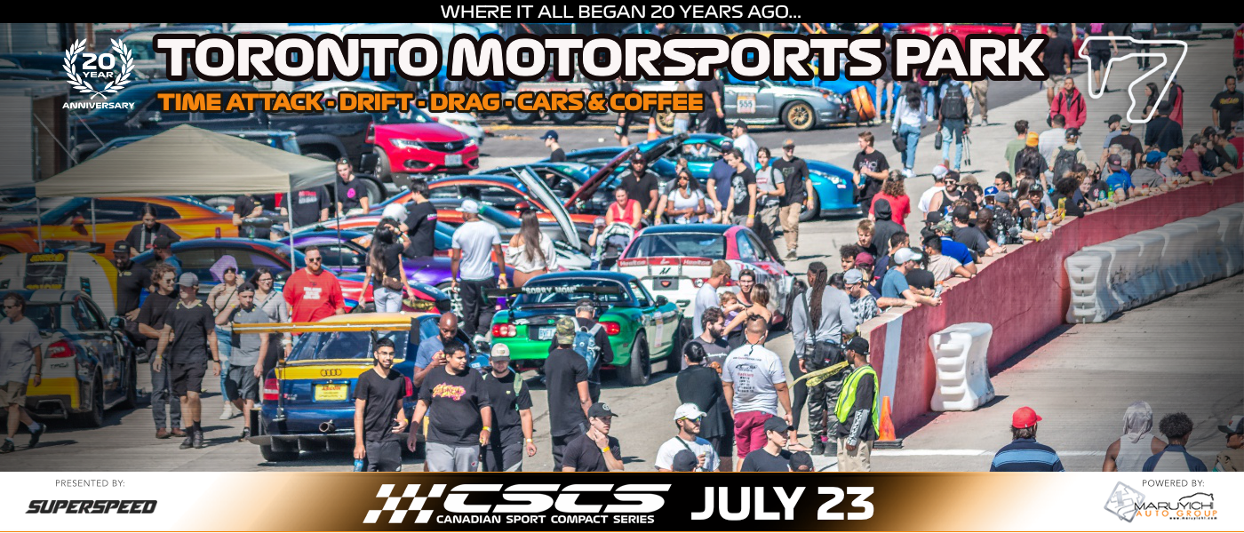 July 23, 2023 @ TMP, Cayuga Event Banner