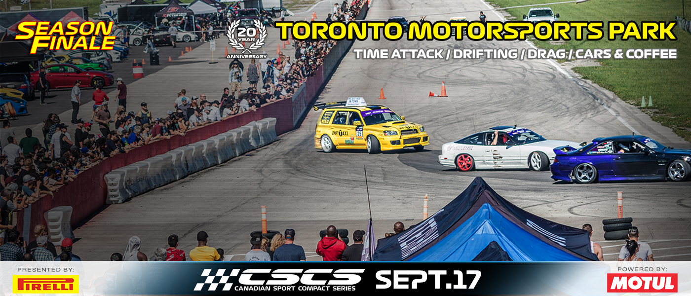Sept. 17 @ Toronto Motorsports Park Event Banner - Track 