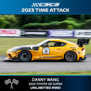 2023 TIME ATTACK - DANNY WANG – 2020 TOYOTA GR SUPRA - UNLIMITED RWD
