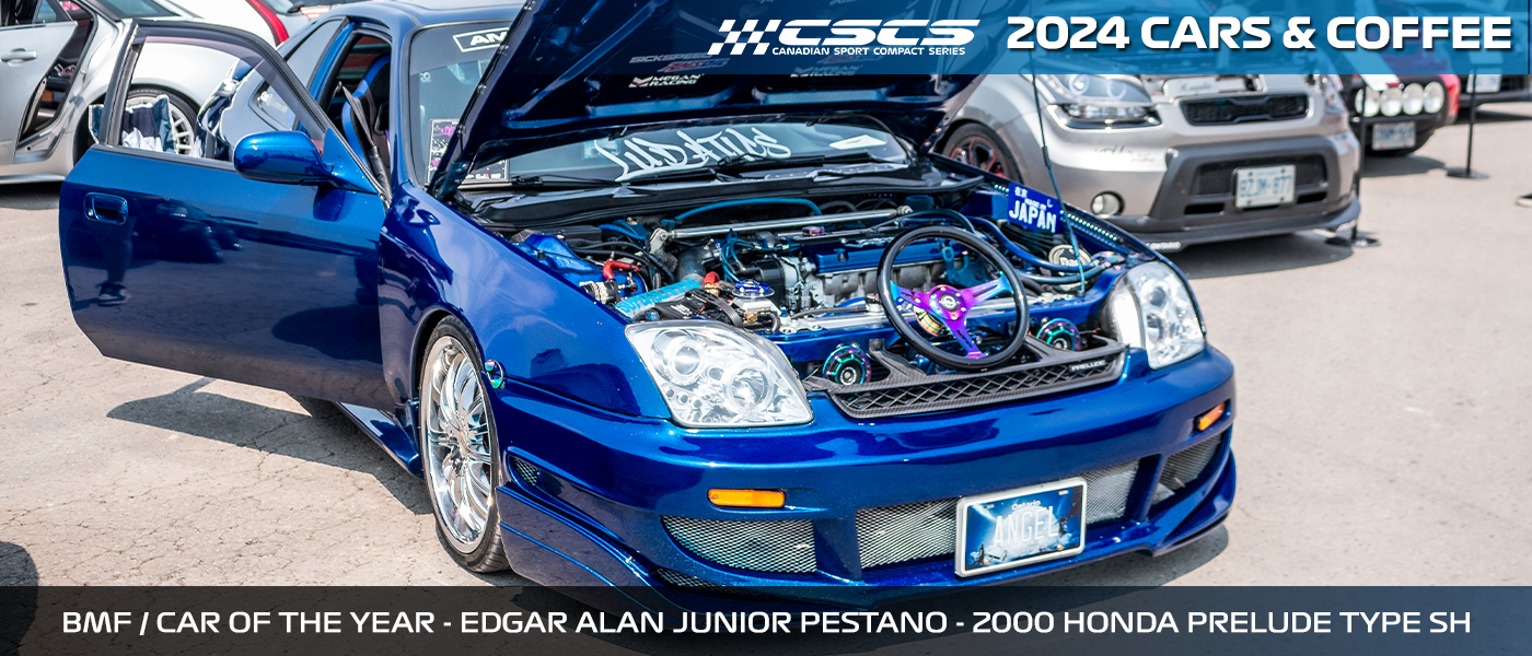 2024 CARS & COFFEE - EDGAR ALAN JUNIOR PESTANO - 2000 HONDA PRELUDE TYPE SH - BADDEST M**HERF**KER OF THE YEAR