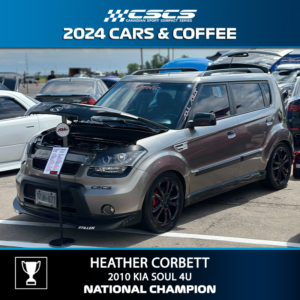 2024 CARS & COFFEE - HEATHER CORBETT - 2010 KIA SOUL 4U - BEST OF SHOW