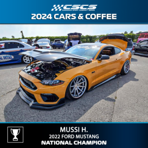 2024 CARS & COFFEE - MUSSI H. - 2022 FORD MUSTANG - BEST OF SHOW