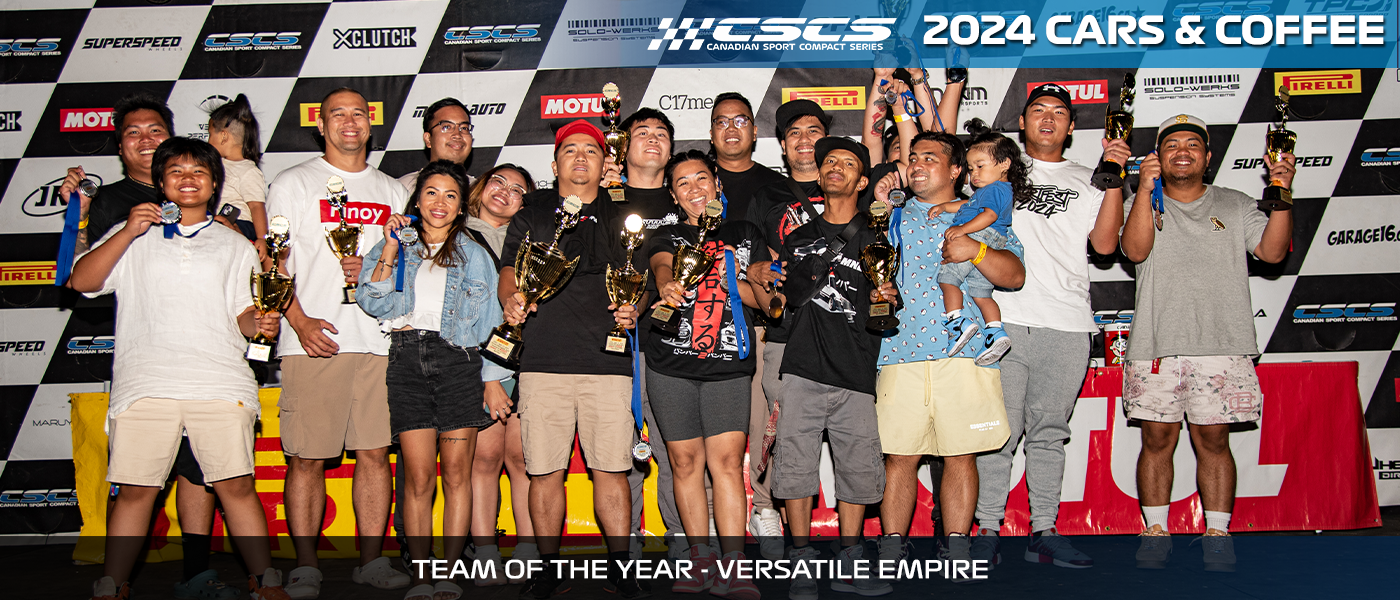 CARS & COFFEE TEAM OF THE YEAR - VERSATILE EMPIRE